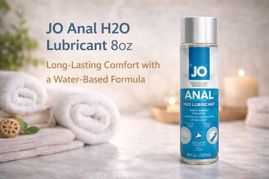 JO Anal H2O Lubricant 8oz – Long-Lasting Comfort with a Water-Based Formula