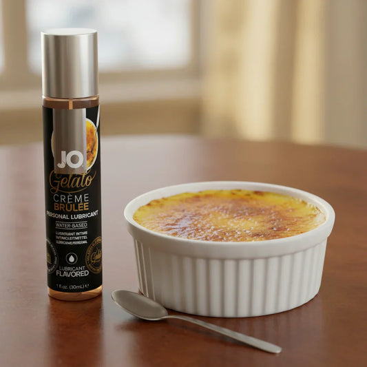Discover the Sweet Sensation of JO Gelato Crème Brûlée Flavored Lubricant