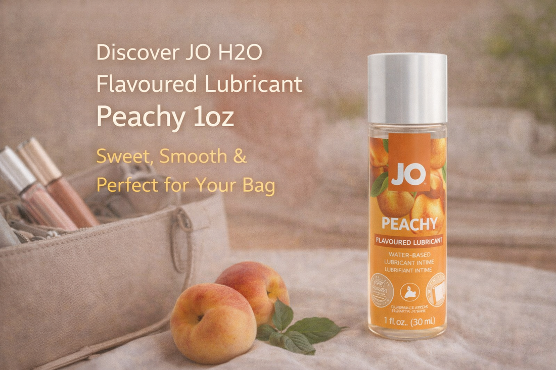 Discover JO H2O Flavoured Lubricant Peachy 1oz — Sweet, Smooth & Perfect for Your Bag