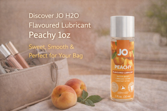 Discover JO H2O Flavoured Lubricant Peachy 1oz — Sweet, Smooth & Perfect for Your Bag