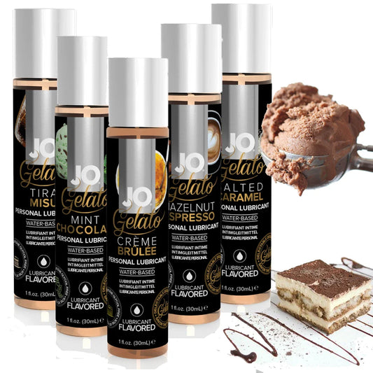 JO Gelato Crème Brulee Lubricant (1oz): A Smooth & Flavorful Intimacy Essential