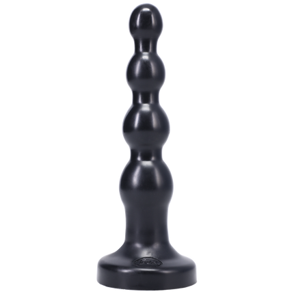 Tantus Silicone Large Ripple Butt Plug Black