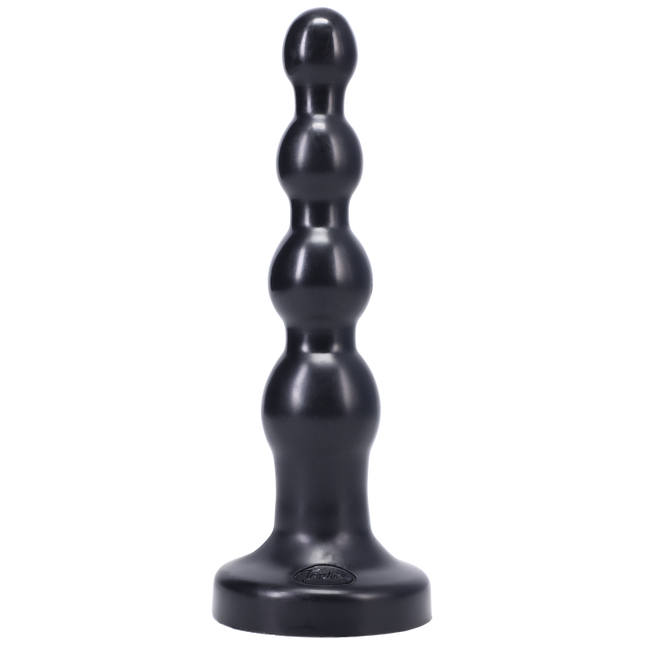 Tantus Silicone Large Ripple Butt Plug Black