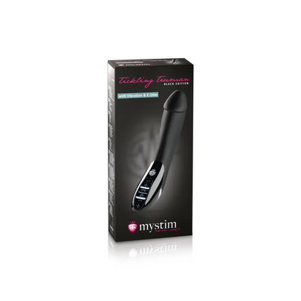 Mystim Tickling Truman eStim Vibrator, Black Edition
