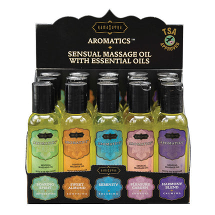 Display - Aromatics Massage Oil Prepack
