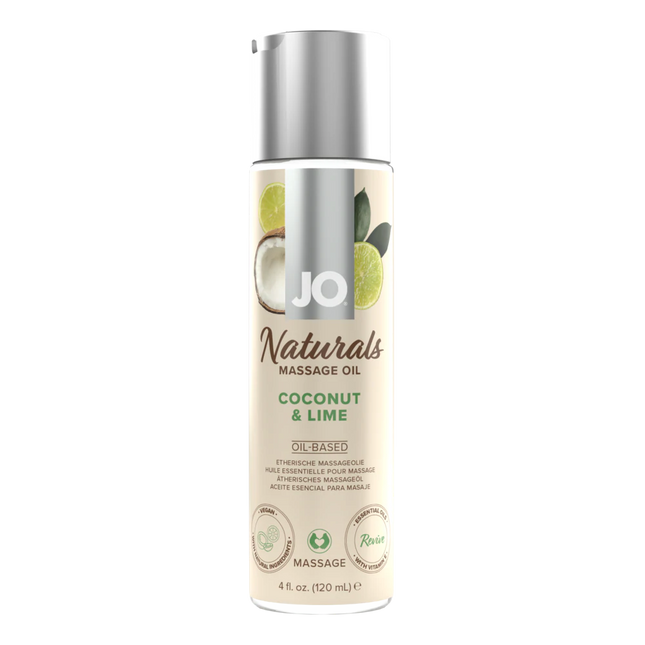 JO Naturals - Coconut & Lime - Massage 4 floz / 120 mL