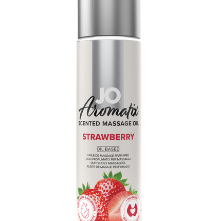JO Aromatix - Strawberry Massage Oil 4 fl oz/120ml