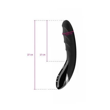 Mystim Sizzling Simon eStim Vibrator, Black Edition