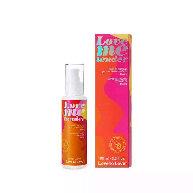 LOVE ME TENDER - MASSAGE OIL - MOJITO 100ML / 3.3FL.OZ.