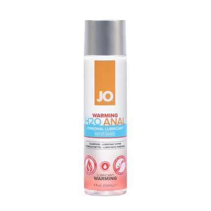 JO H2O Anal - Warming - Lubricant 4 floz / 120 mL