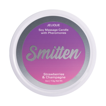 MOOD CANDLES Pheromone Soy Massage Candles Strawberry & Champagne 4oz | 113g