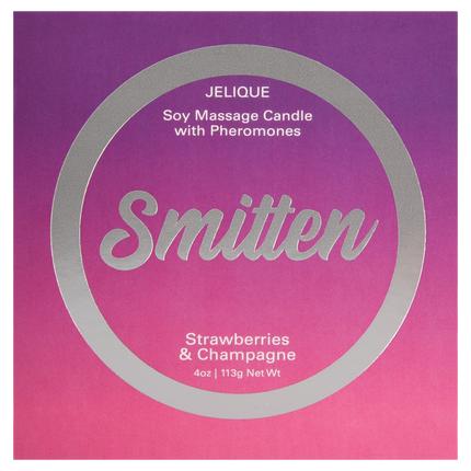 MOOD CANDLES Pheromone Soy Massage Candles Strawberry & Champagne 4oz | 113g