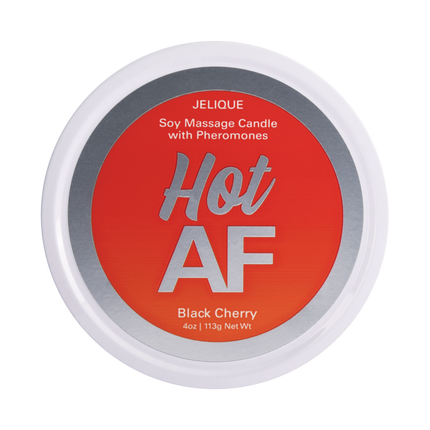 MOOD CANDLES Hot AF - Pheromone Massage Candle Black Cherry 4oz | 113g