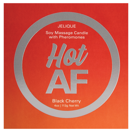 MOOD CANDLES Hot AF - Pheromone Massage Candle Black Cherry 4oz | 113g