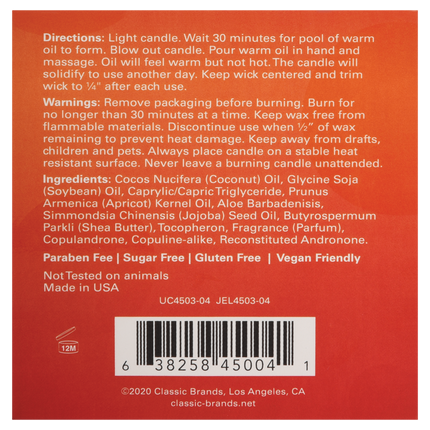 MOOD CANDLES Hot AF - Pheromone Massage Candle Black Cherry 4oz | 113g