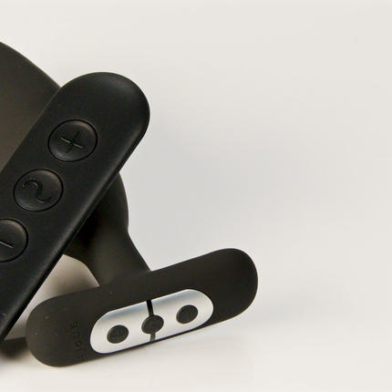 Onyx Vibrating Butt Plug Black