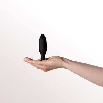 Onyx Vibrating Butt Plug Black