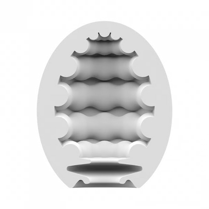 Masturbator Egg 3er Set (Riffle) Light Green